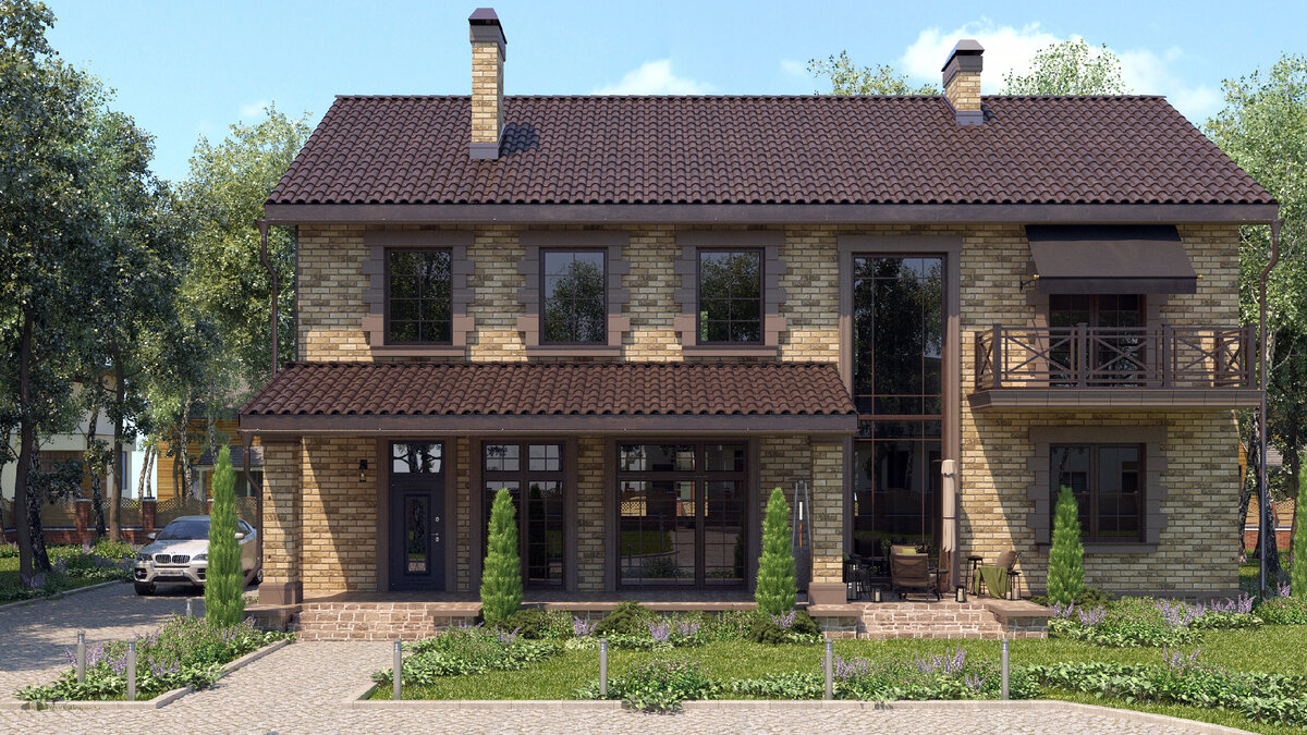 Главный фасад.