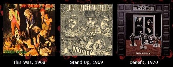 Первые три альбома группы Jethro Tull, 1968-1970 гг.