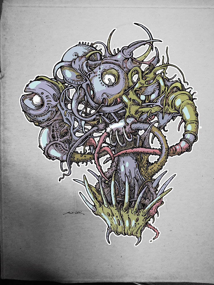 Бумага / тушь / компьютерная графика