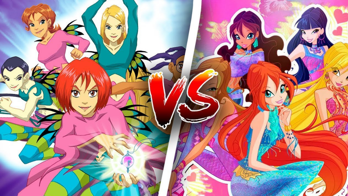   Коллаж Witch и Winx 