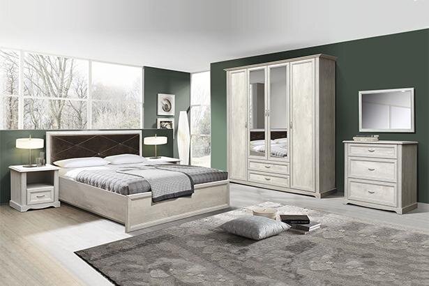 Светлая мебель серии "Сохо" визуально увеличивает комнату