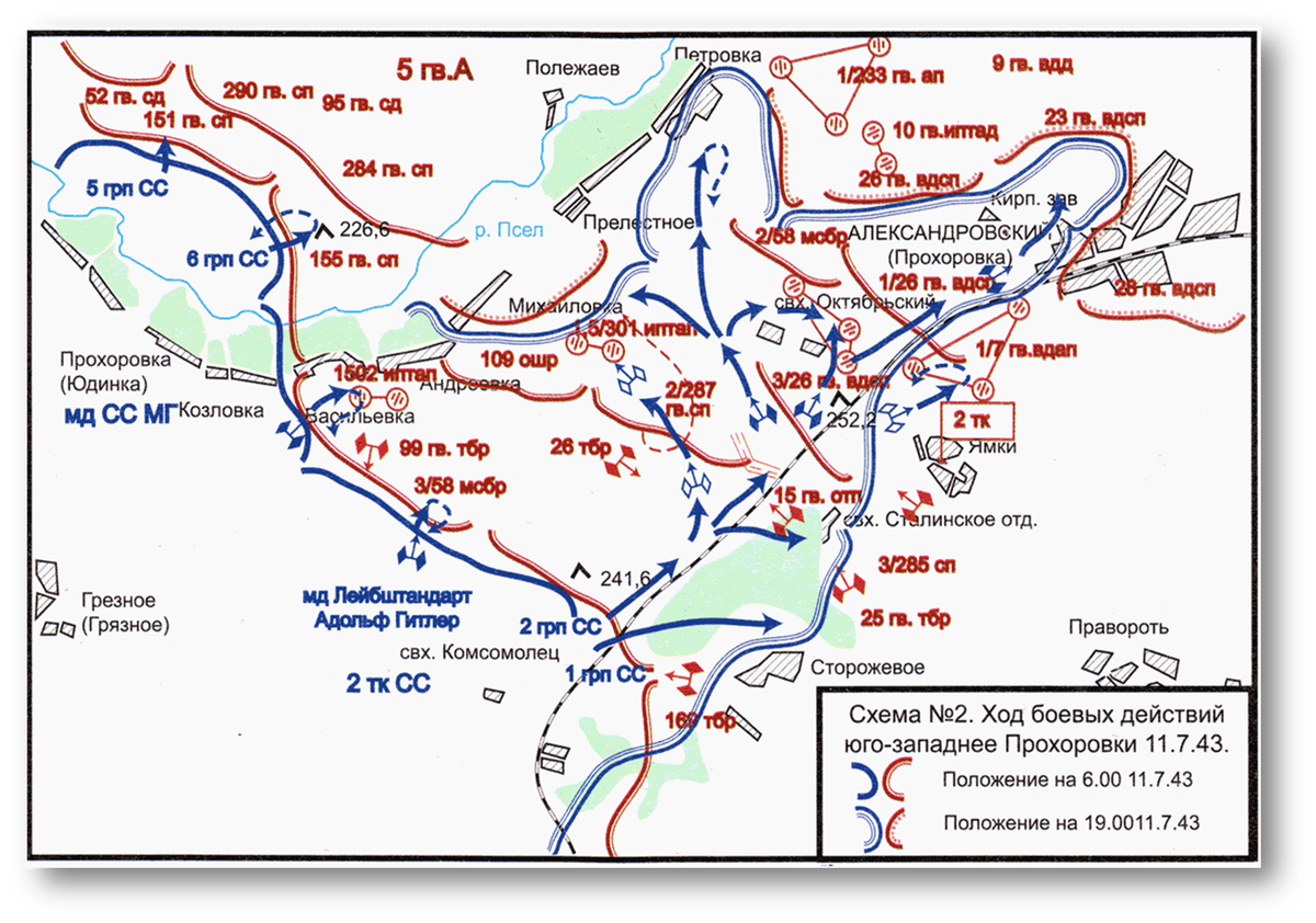 Курс карта боев. Карта боевых действий на Прохоровке 1943. Карта Прохоровского сражения 12 июля 1943. Танковое сражение под Прохоровкой 12 июля 1943 год. Прохоровка битва карта.