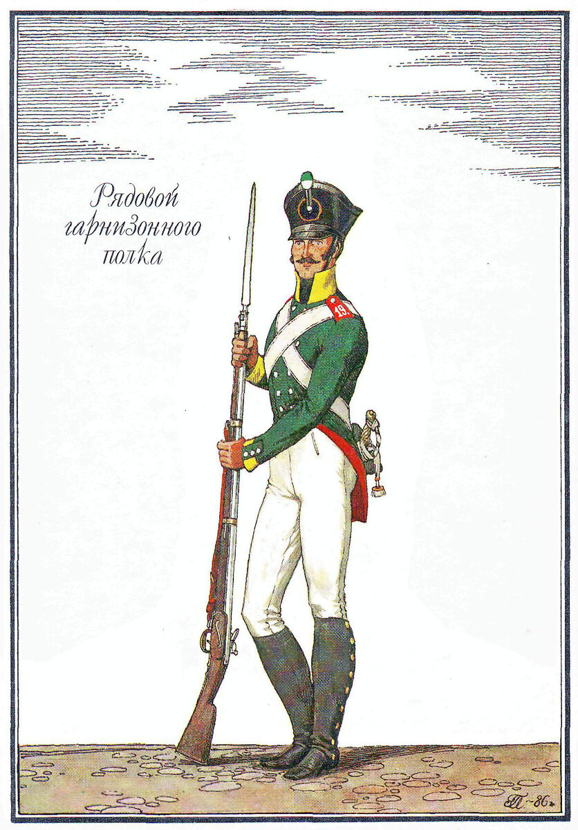 Воин 1812 года картинка