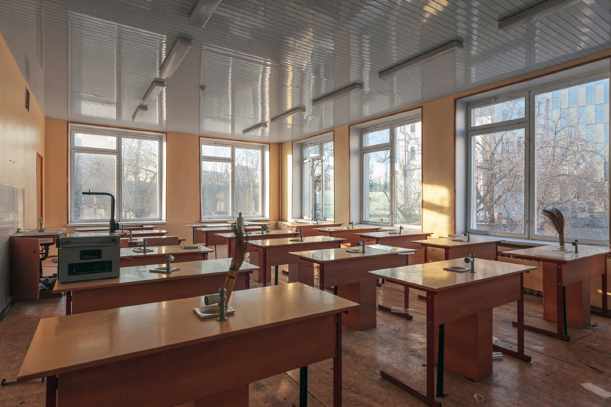 Часть классов на момент моего посещения были в идеальном состоянии.