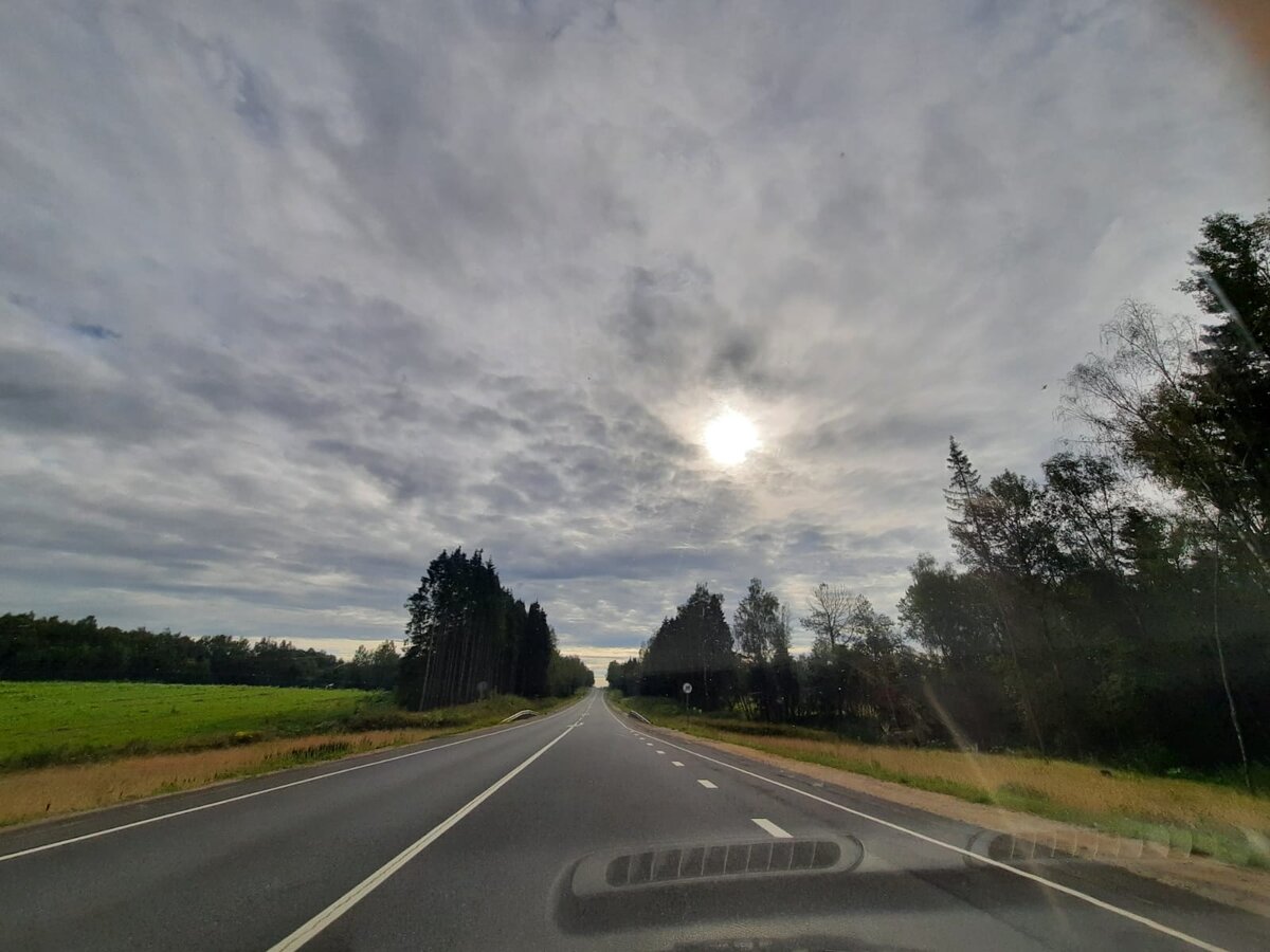 Да, погода была не очень. Это Московское Большое кольцо