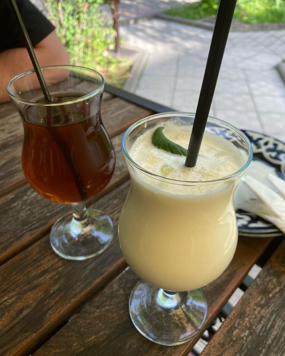 Напитки Чули и Айран в ресторане Малика - Воронеж