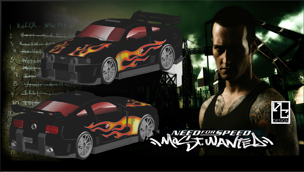 Need for Speed Most Wonted 2005 NFS MW FORD MUSTANG 2005 |  SeyforeGPapercraft | Дзен