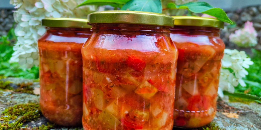 Юрча - овощная закуска из кабачков на зиму