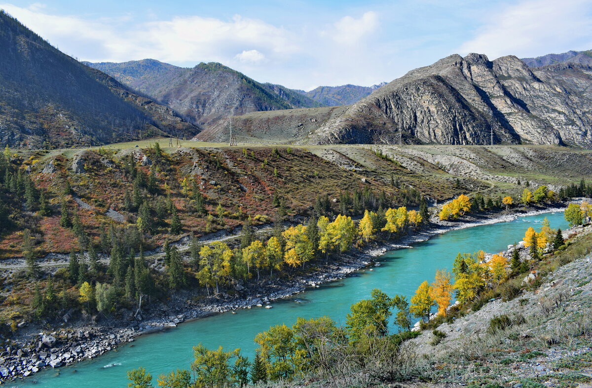 Горный Алтай Катунь осень