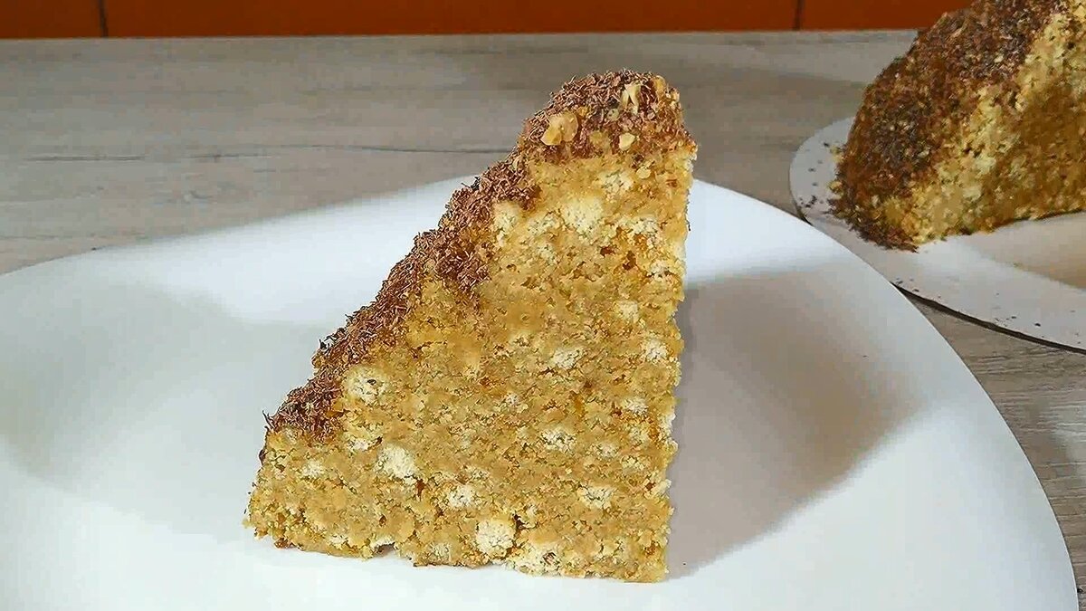 Быстрый муравейник из печенья и сгущенки