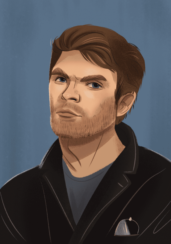 Григорий Служитель. Художник Анастасия Серебренникова