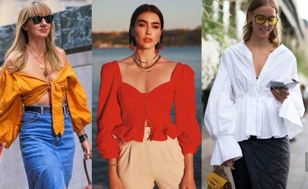 Блузы в викторианском стиле