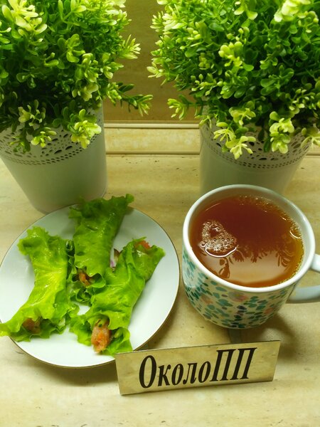 Перекус: рулетики с рыбой