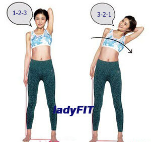 Коллаж канала ladyFIT с техникой выполнения