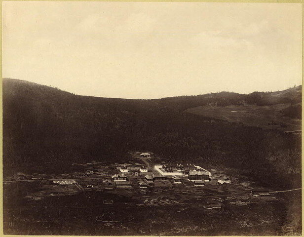 Автор: А.К. Кузнецов. Акатуевкая тюрьма. 1891 год.
