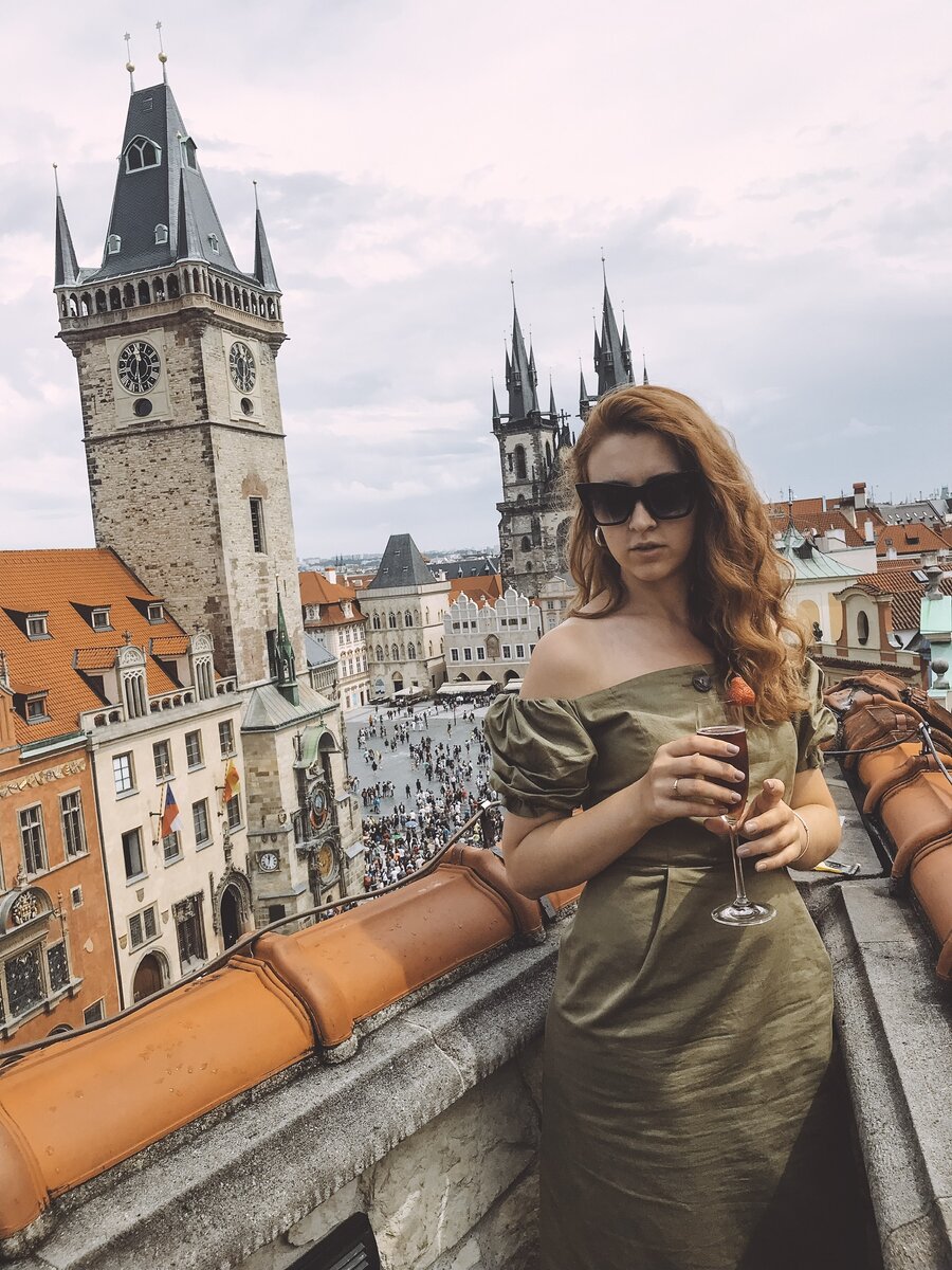 Вид на староместскую ратушу 