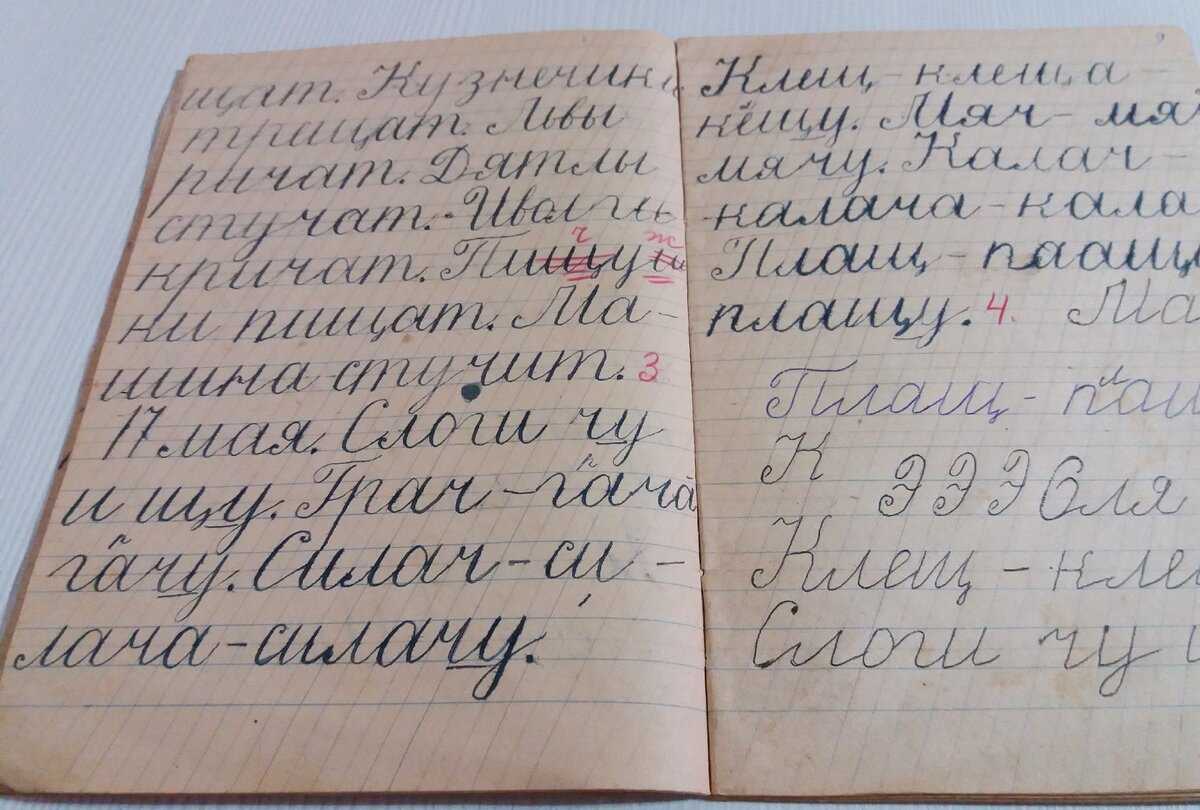Значение тетради. Чистописание в СССР. Как писали дети в Советской школе. Как писали в тетрадях в советское время. Тетрадь по чистописанию СССР