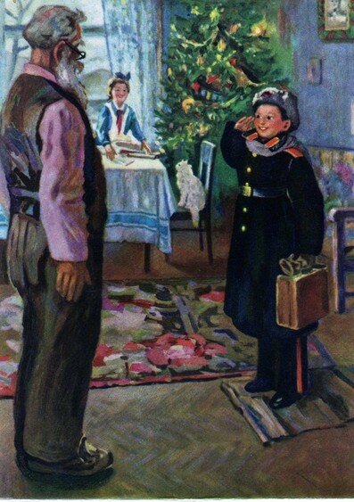 Ф.П.Решетников «Прибыл на каникулы» 1948