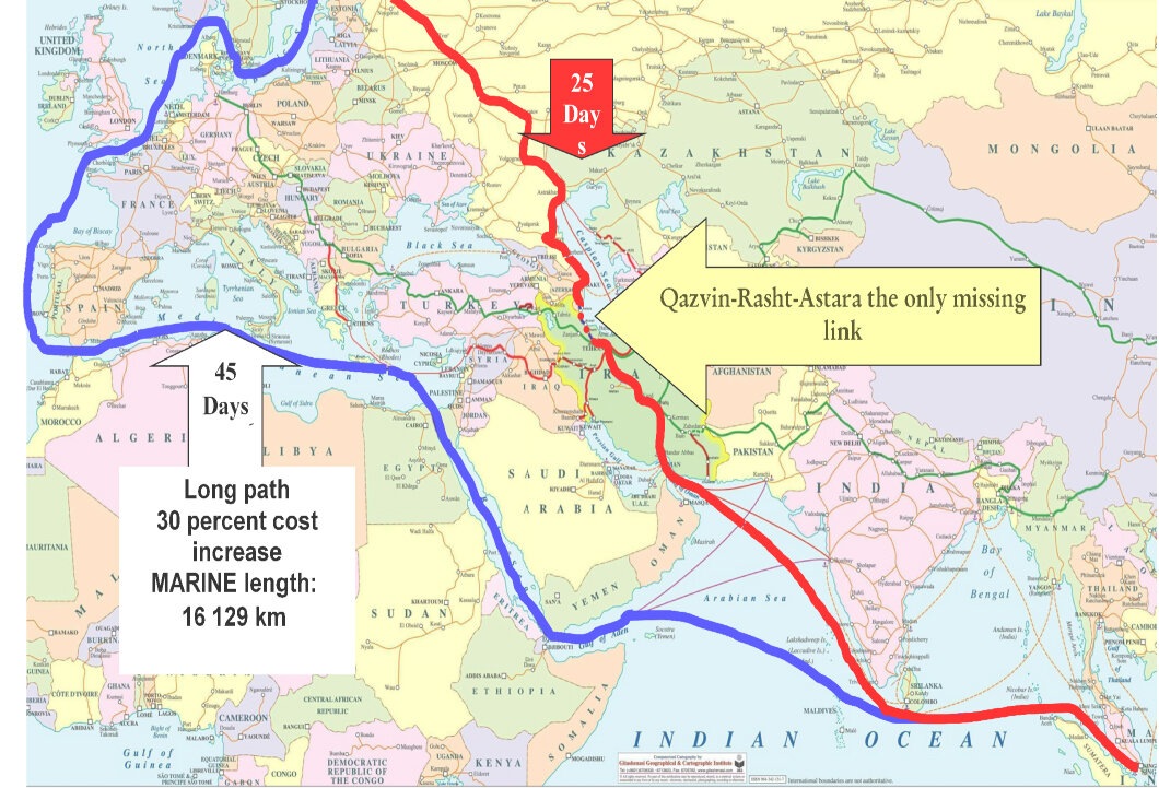 Карта россии и ирана на карте