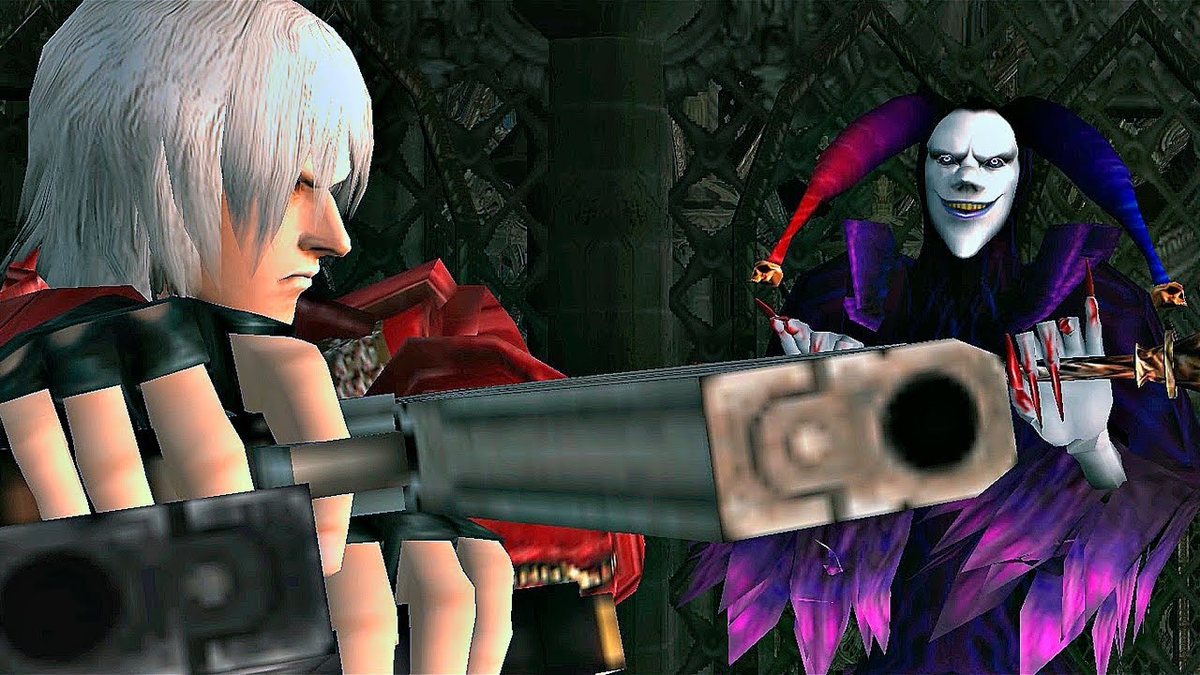 Split in my face. Джестер DMC 3. DMC 3 клоун. Джестер Devil May Cry. Джестер Devil May Cry 3.