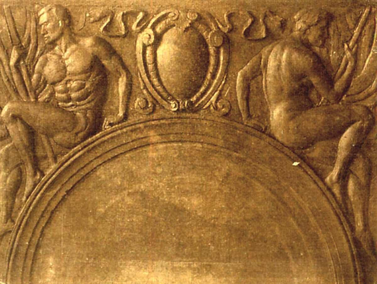  Проект барельефа Валёнкова для Делового клуба в стиле Микеланжело. 1926 г.