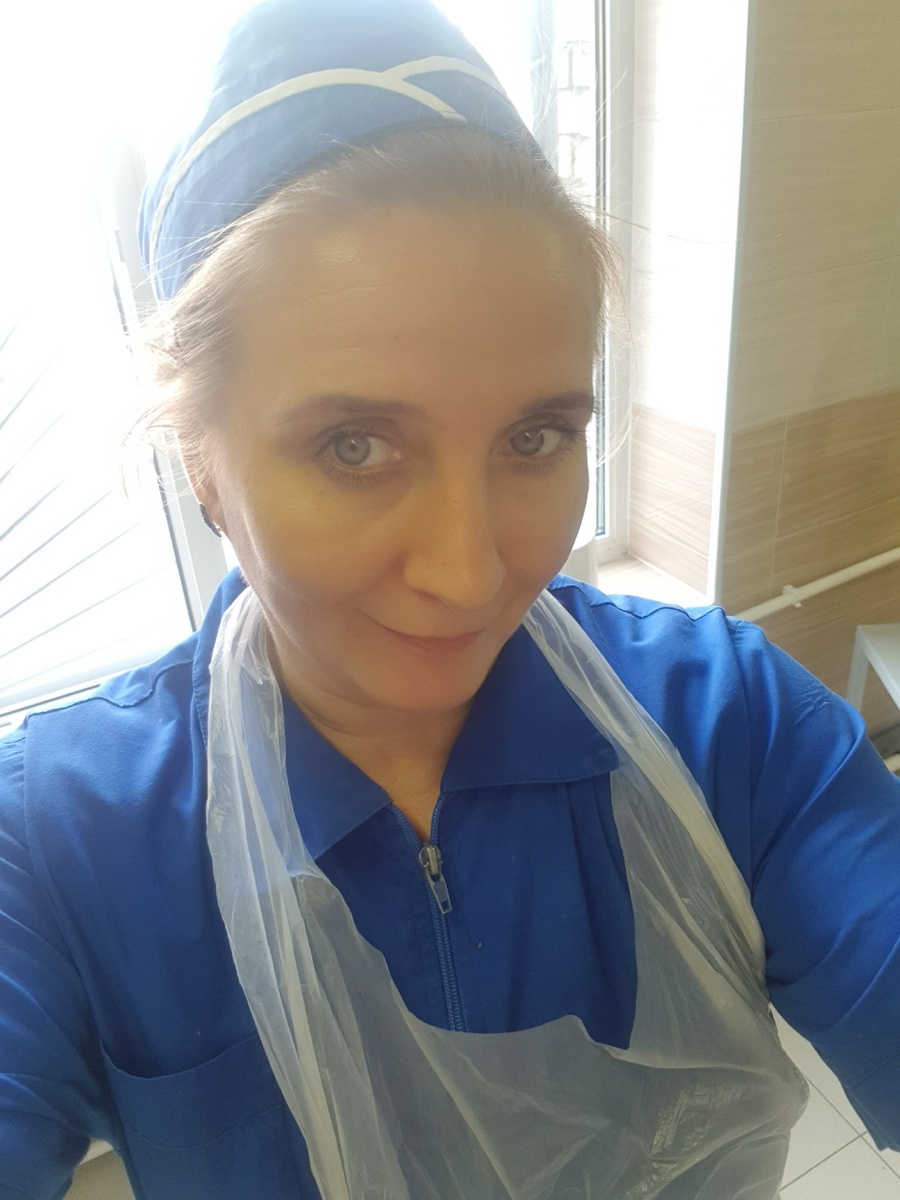 на работе.