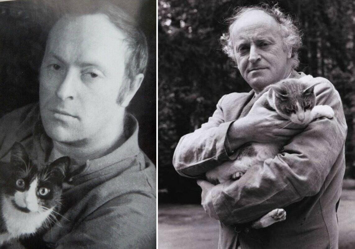 Иосиф Бродский и его кошки.