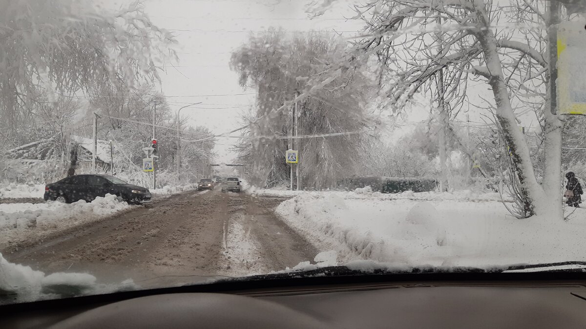 Февраль в городе Шахты