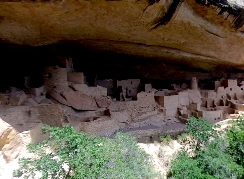 Город анасази в национальный парке Меса-Верде 
