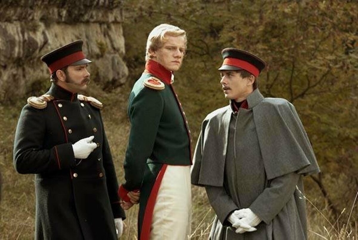 Русские офицеры решают вопросы чести...