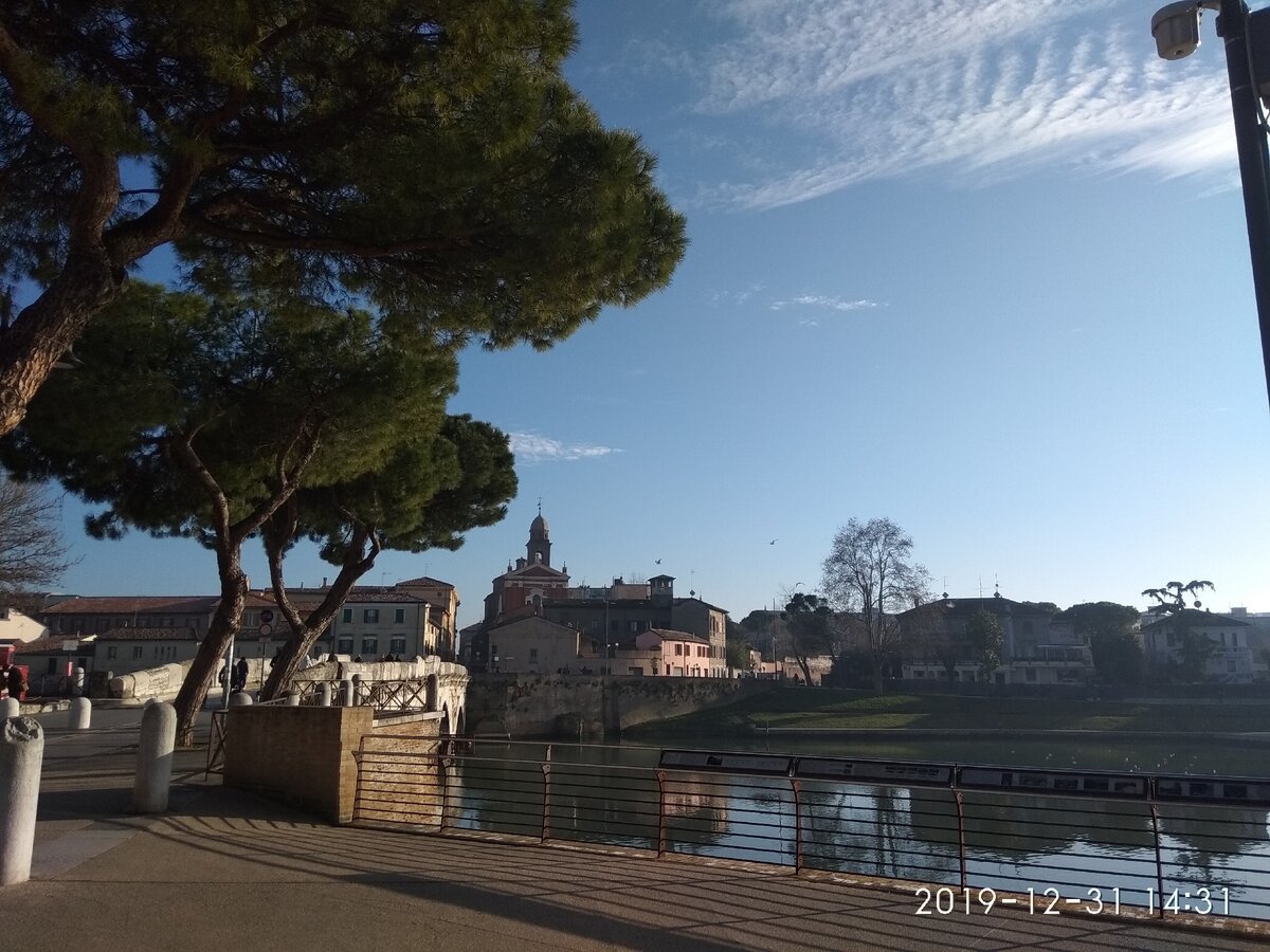 Мост Тиберия в Римини. Боже, какой был прекрасный отдых на НГ, я даже не ожидала.
