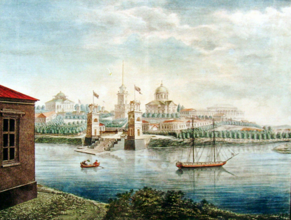 Грузино - имение Аракчеева в Новгородской губернии на правом берегу Волхова