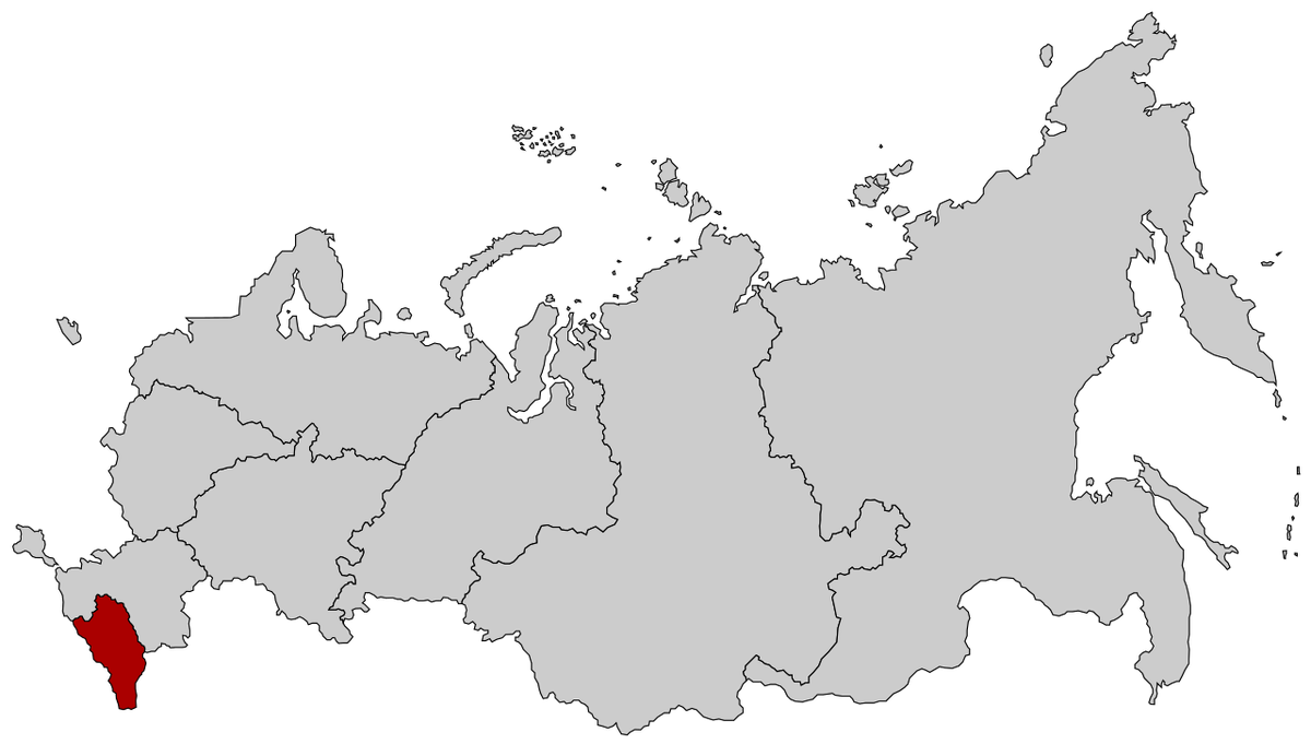 СКФО на карте России