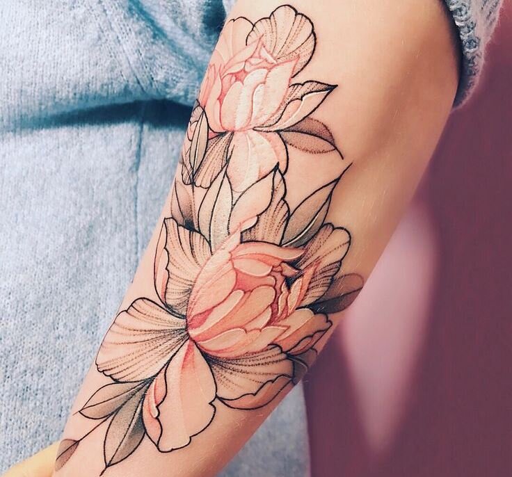 Варианты тату из папочки. Но цветы уже как-то избито и совсем не индивидуально?