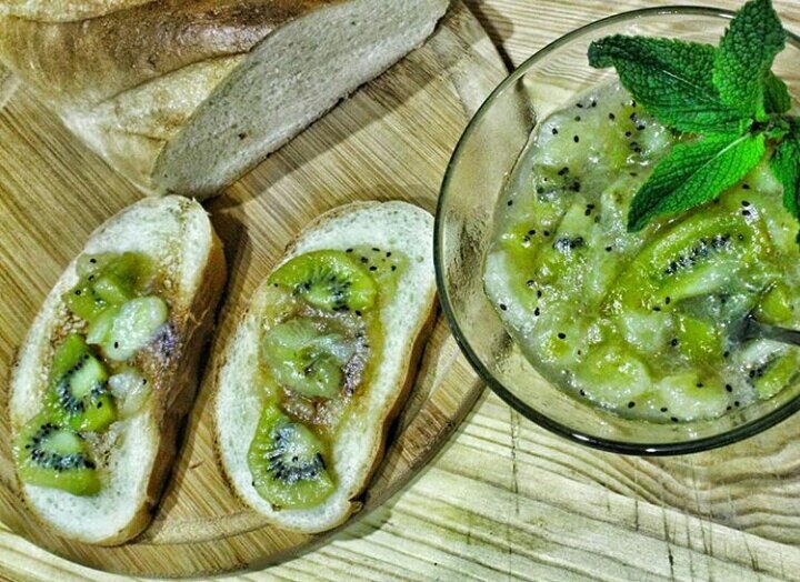 Быстрое варенье из киви