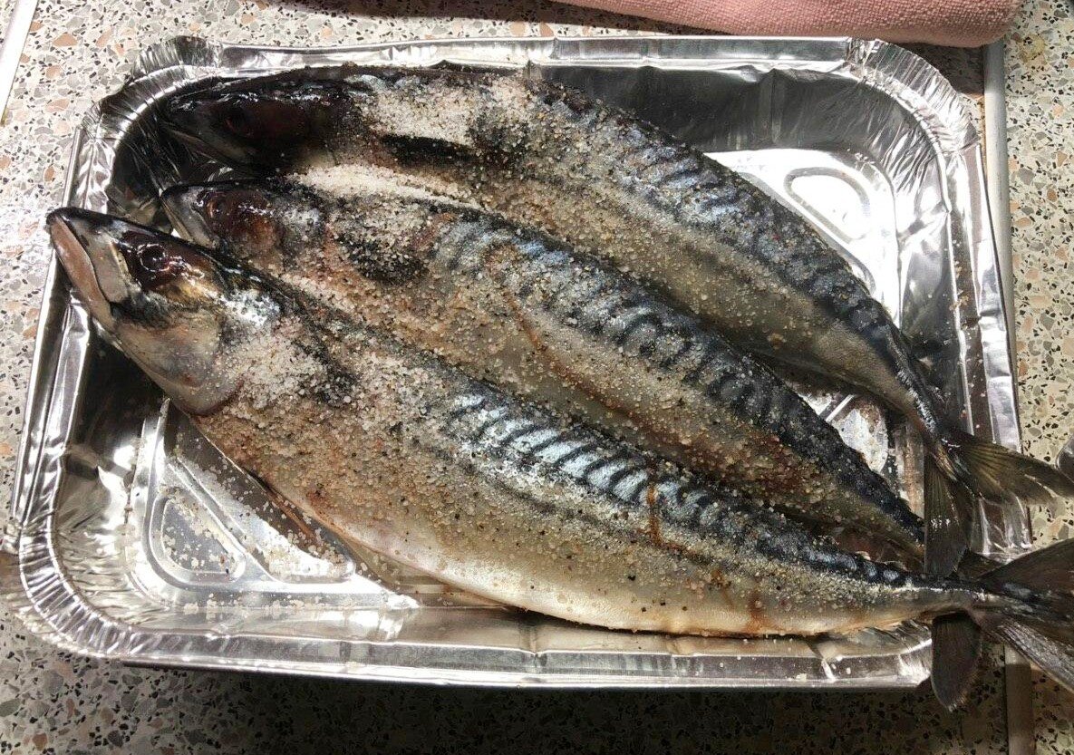 Оставляем рыбу солиться на ночь