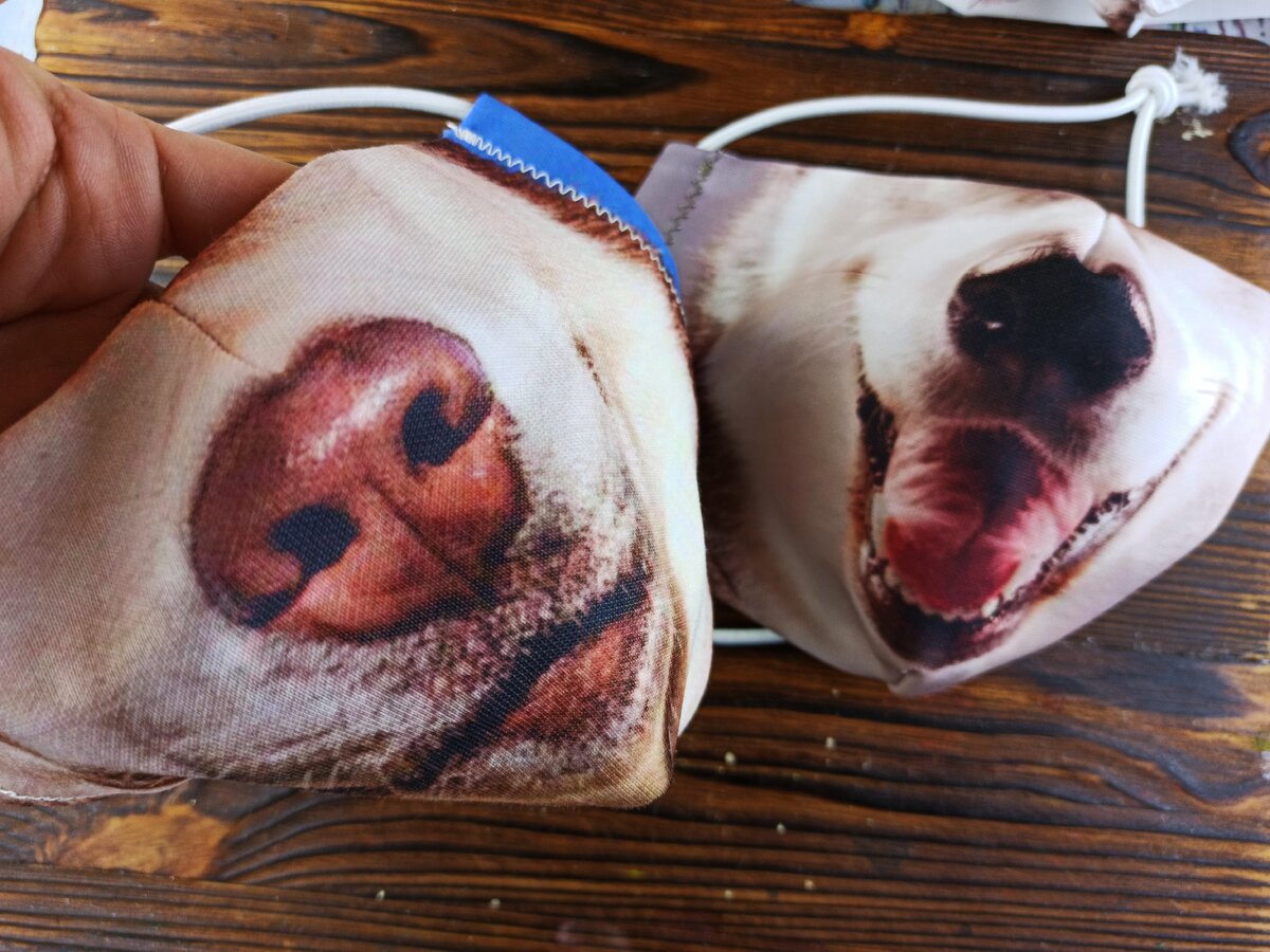 Хаско-маски с мордами наших собак