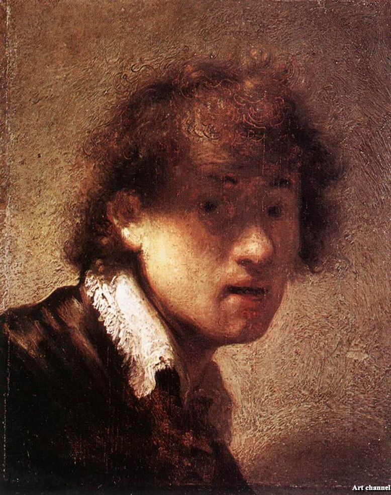 "Автопортрет", 1629г. Рембрандт