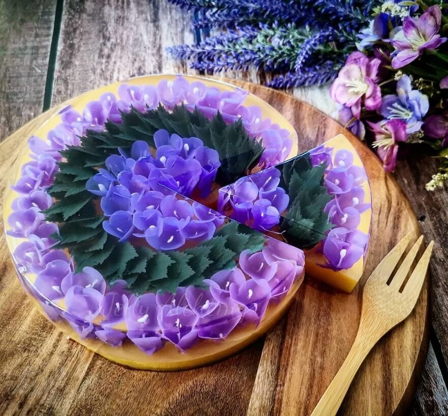 Декоративные украшения из желе