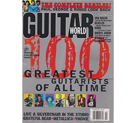 Оригинальная обложка Guitar World