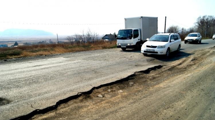 Состояние дорог в Приморье.