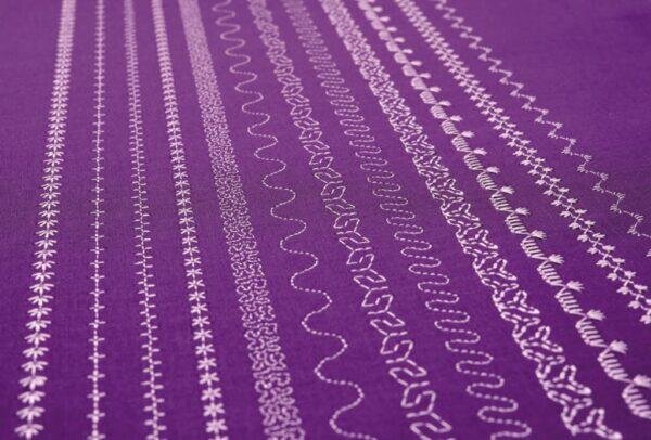 На фото представлены виды швейных строчек