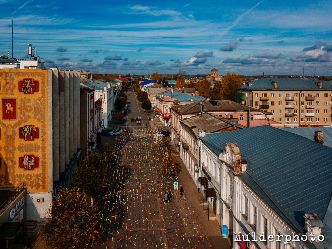 Провинциальный городок Елец с высоты птичьего полёта золотой осенью |  Дневник Вольного Сталкера | Дзен