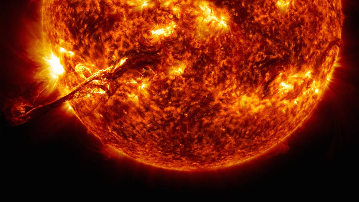 Солнце – гигантский термоядерный реактор, обеспечивающий энергией все живое на Земле / ©NASA 