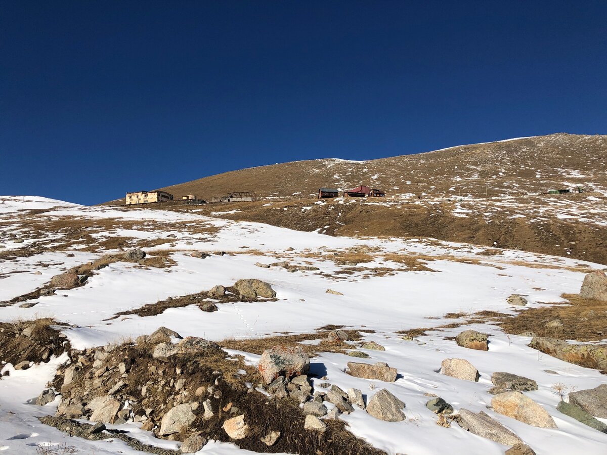 Космостанция и снег