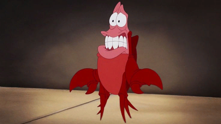 мой краб в шоке