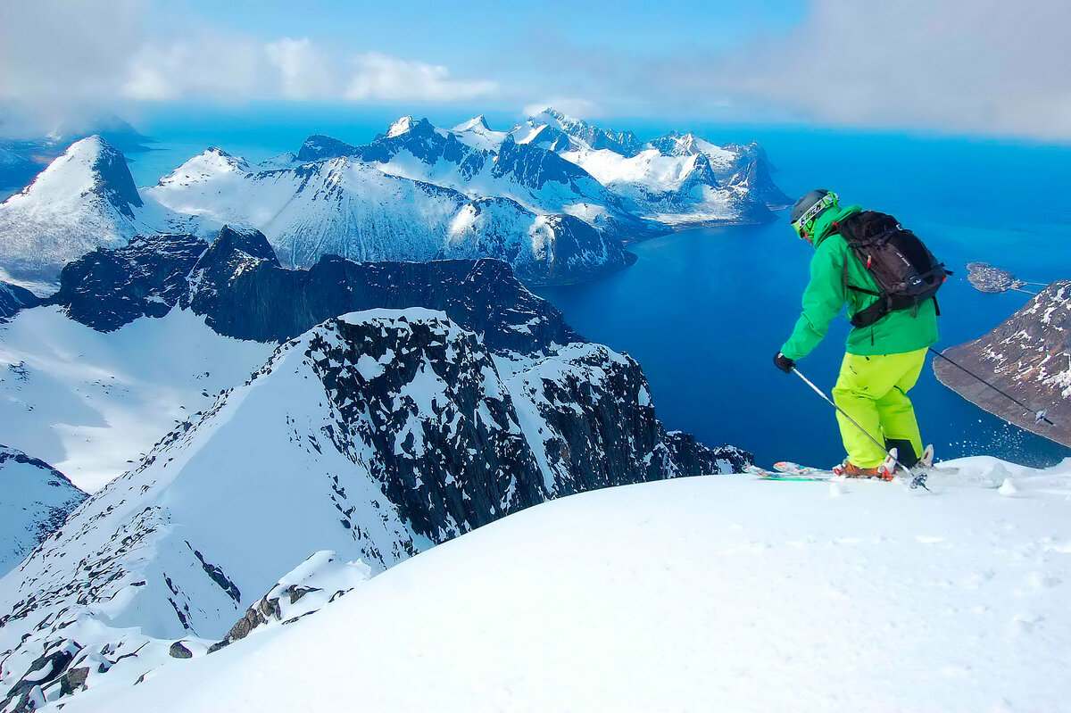 Fonna Glacier горнолыжный курорт Норвегия