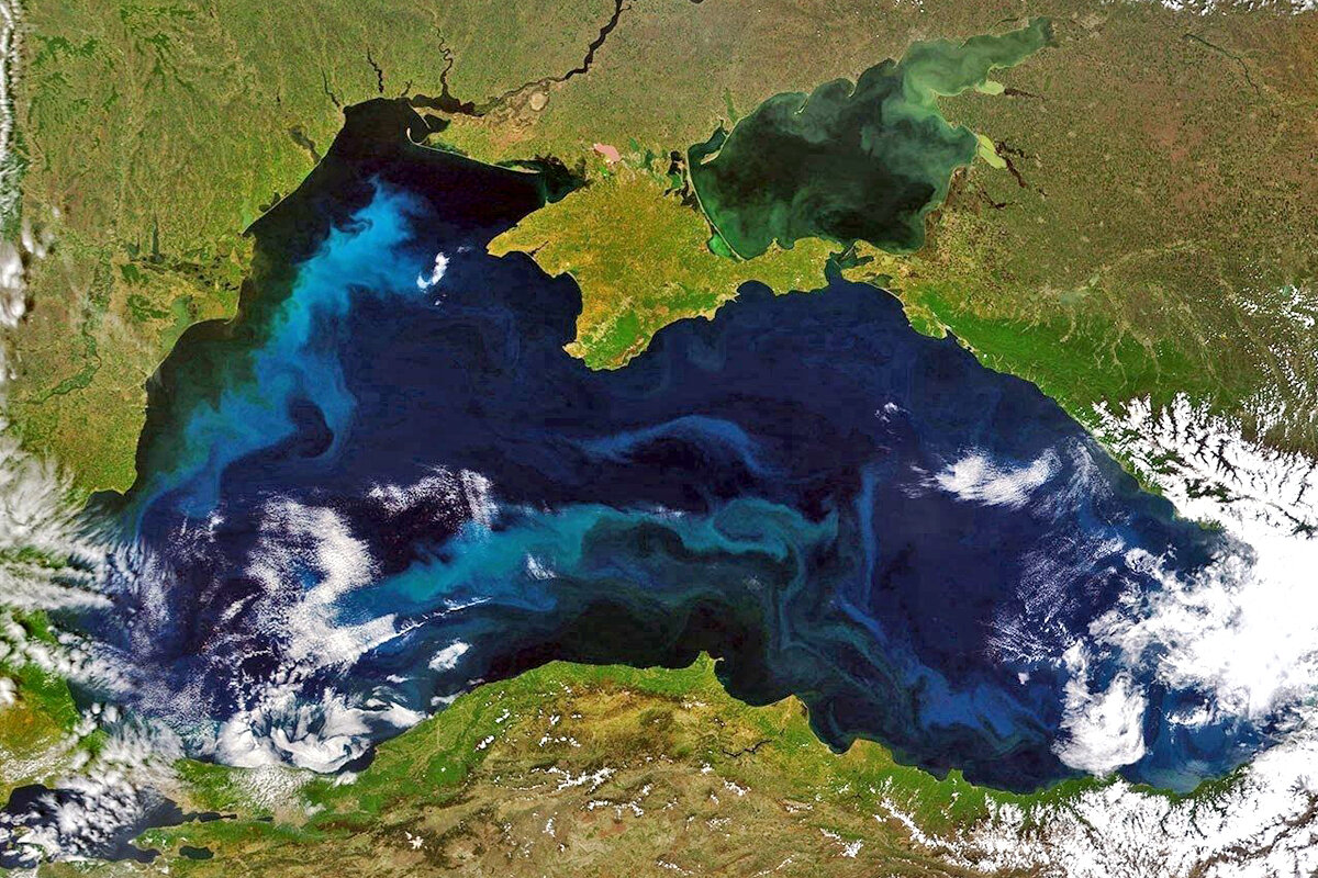 черное море с космоса
