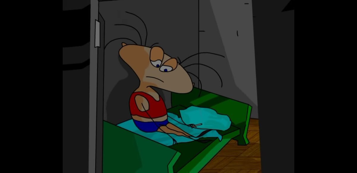 Кадр из мультфильма "Масяня"