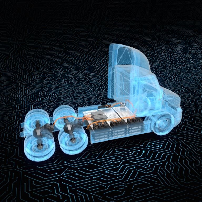 Аккумуляторные грузовики Freightliner eCascadia и eM2 получат систему привода Detroit ePowertrain